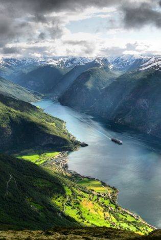 Aurlandsfjord by M. Dickson,Foap, Visit Norway
