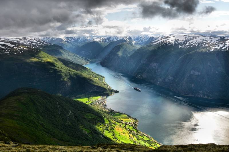 Aurlandsfjord by M. Dickson,Foap, Visit Norway