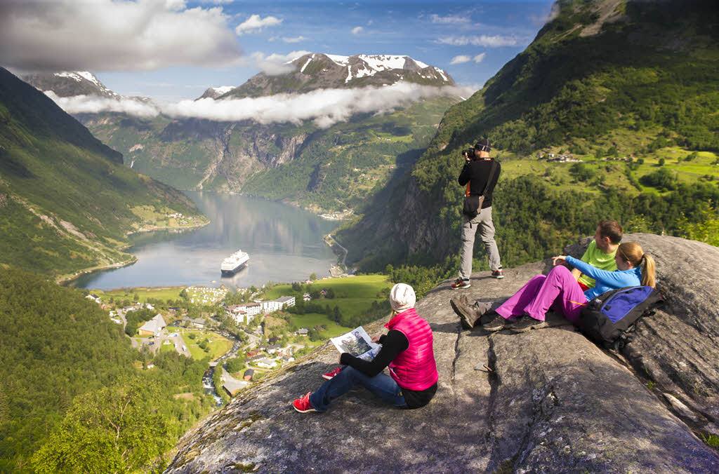 View to Geirangerfjord by CH, Visit Norway
