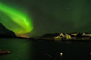 Northern Lights at the Lofoten Islands. Photo by Stockshots, Innovation Norway