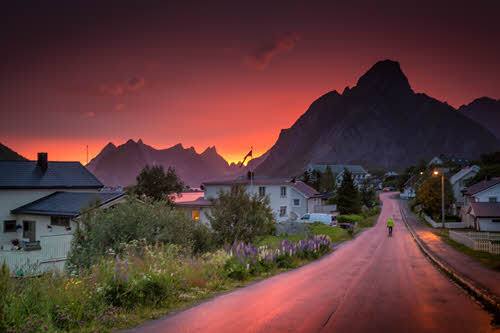 Sunset on Lofoten Islands by Alex Conu, Visit Norway