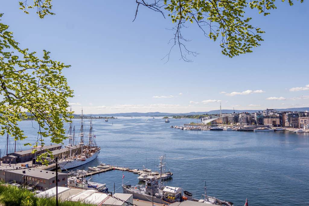 View of Oslo waterfront by Didrick Stenersen, Visit Oslo