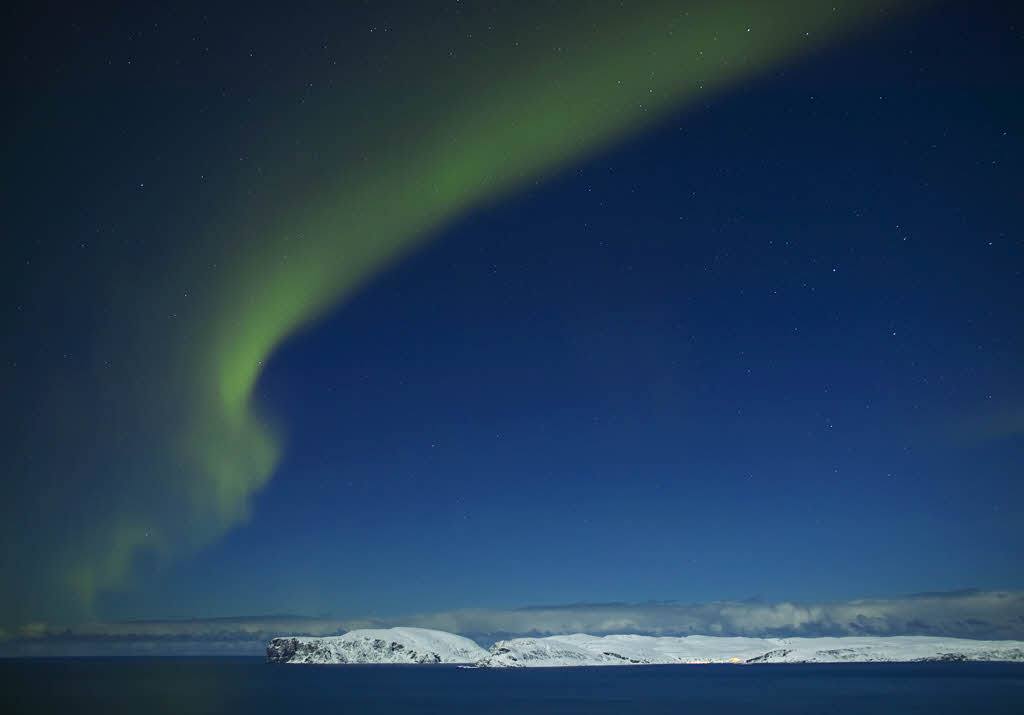 Northern Lights at sea by Bard Loken, Visit Norway