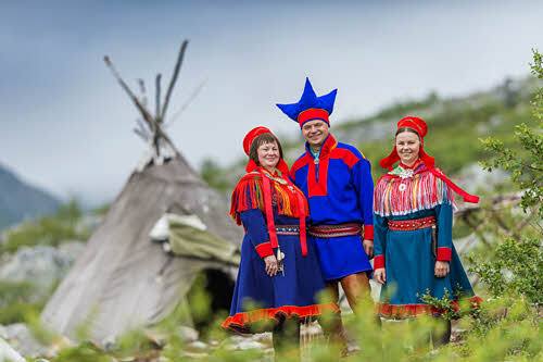 Sami people in Norway by Orjan Bertelsen, Hurtigruten