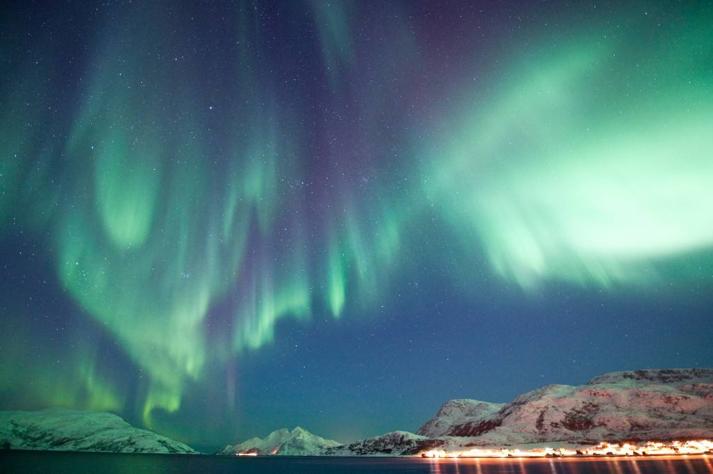 Northern Lights Tromso. Photo by Gaute Bruvik, Nordnorsk Reiseliv