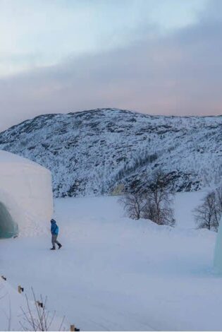 Entrance to Snow Hotel Kirkenes by Kirkenes Snow Hotel