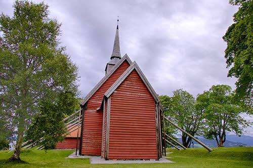 Kvernes Stave Church by Marco Spongano, Hurtigruten
