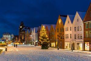 Christmas atmosphere in Bergen by Robin Strand, Visit Bergen