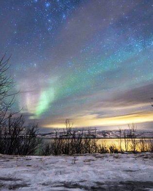 Kirkenes Arctic sky. Photo by Kirkenes Snow hotel