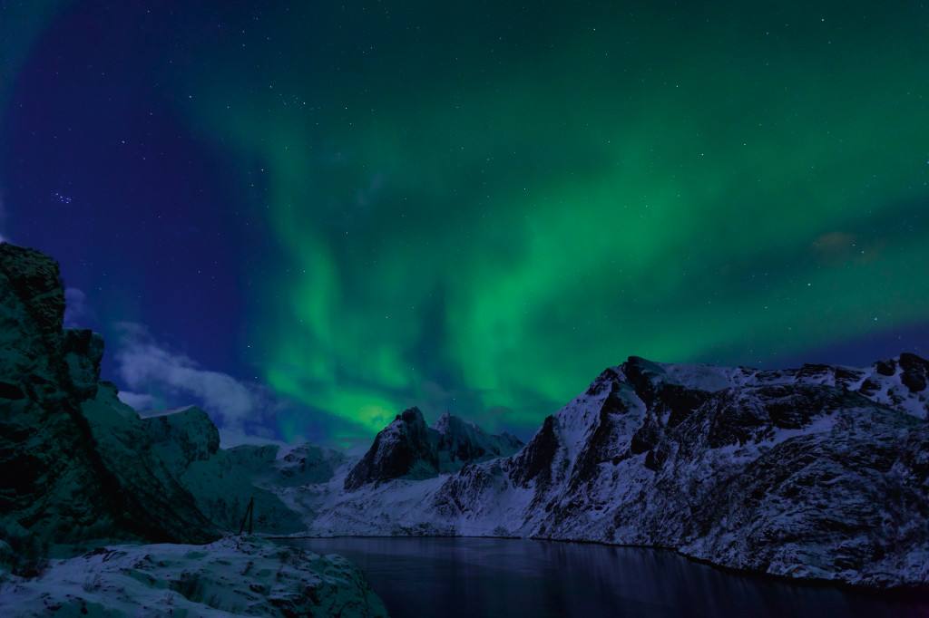 Northern Lights. Photo by Vidar Moloekken, Nordnorsk Reiseliv