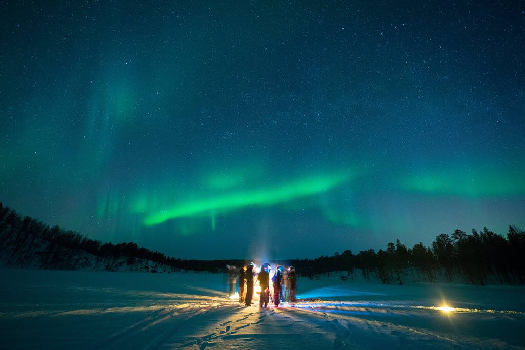 Northern Lights in Tromso area by Malangen Resort