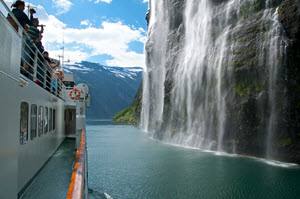Waterfall on Geirangerfjord by Oivind Heen, Visit Norway