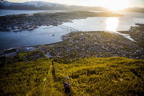 View from Storsteinen in Tromso by Christian Roth Christensen, Visit Norway