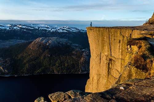On top of Pulpit Rock by Pixabay