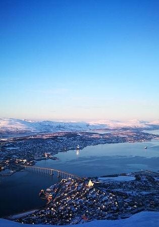 Twilight in Tromso by F.Schwarzlmueller, Fjord Travel Norway