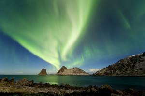 Northern Lights in Norway. Photo by Oystein Lunde Ingvaldsen, Nordnorsk Reiseliv
