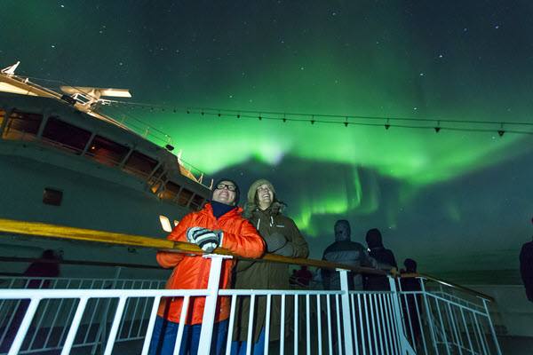 Northern Lights Cruise Norway by  by Orjan Bertelsen, Hurtigruten