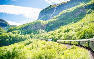 View from Flam Railway by Sverre Hjornevik, Flam AS