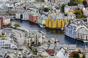 Beautiful Alesund by Hurtigruten
