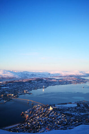 Arrival to beautiful Tromso. By F.Schwarzlmueller, Fjord Travel Norway